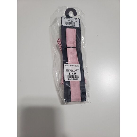 Egara Pre-Tied Formal Bow Tie in Pink - Picture 3 of 4